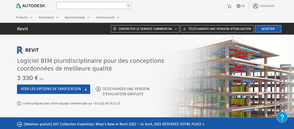 Logiciel BIM Revit